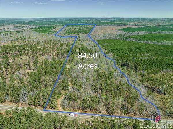 84.5 Acres of Recreational Land for Sale in Sparta, Georgia