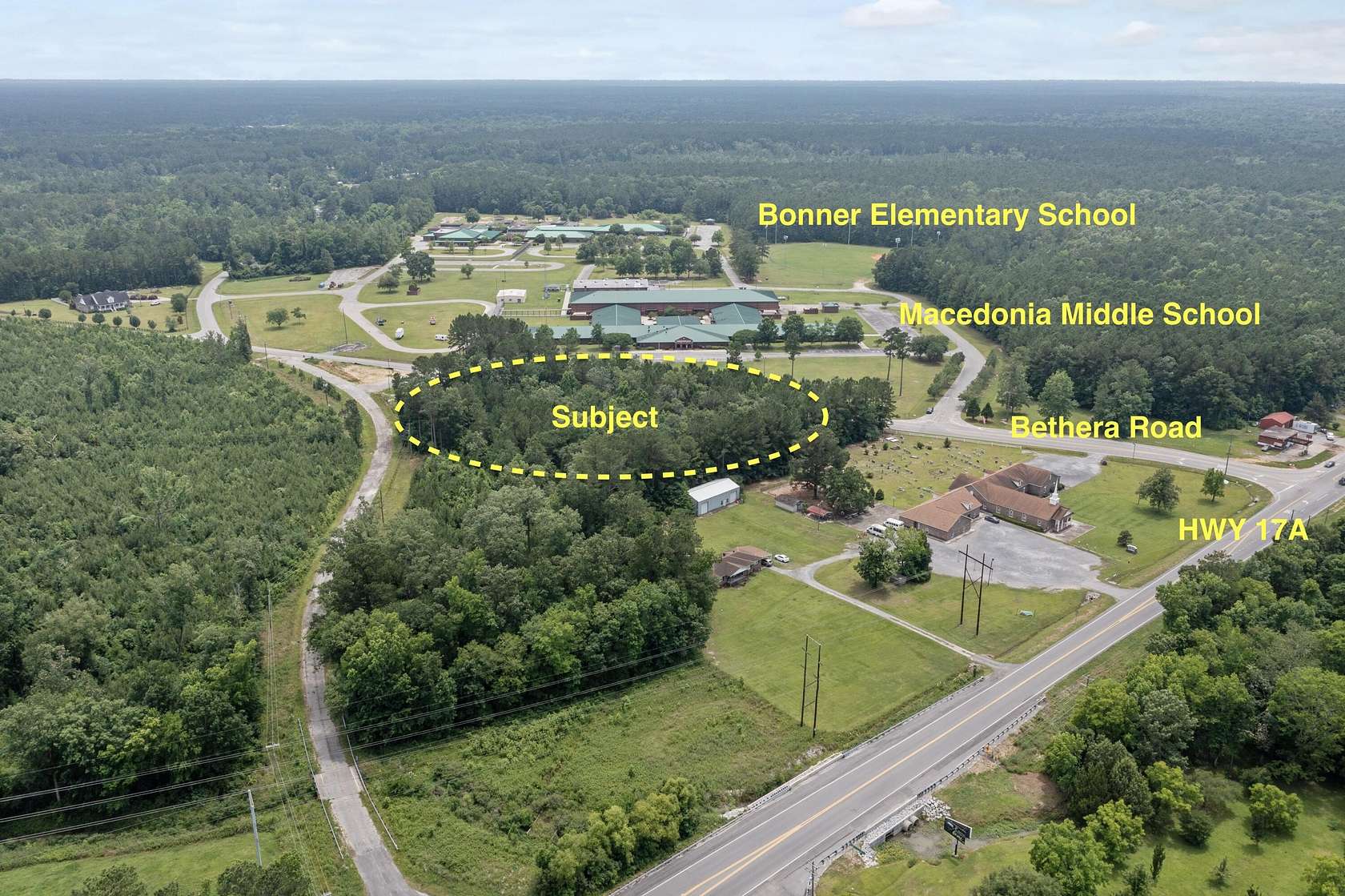 3 Acres of Commercial Land for Sale in Bonneau, South Carolina