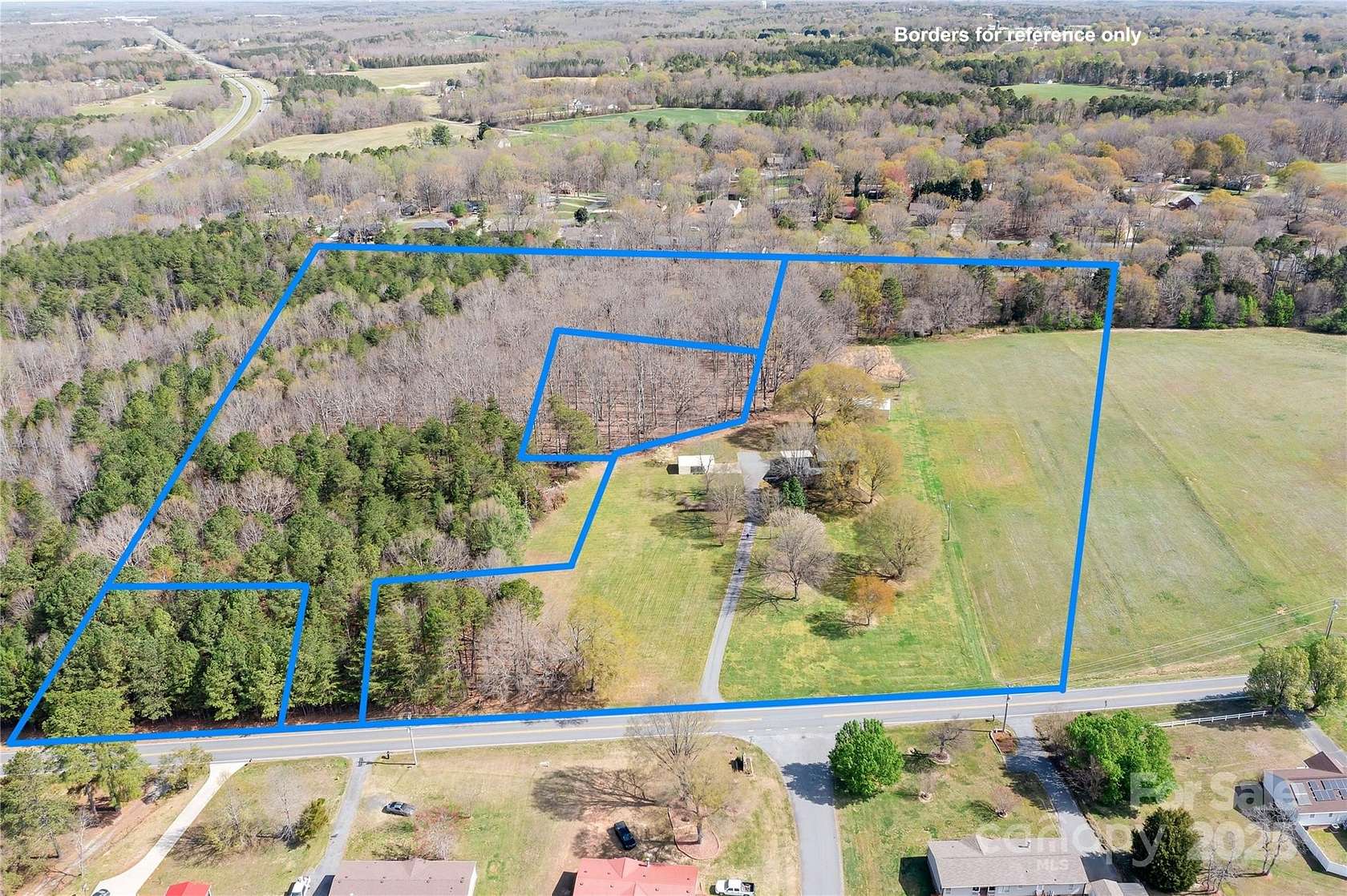 18 Acres of Land with Home for Sale in Lincolnton, North Carolina