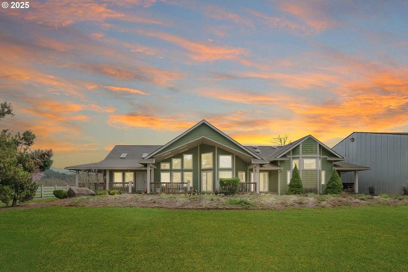 39.9 Acres of Agricultural Land with Home for Sale in Springfield, Oregon