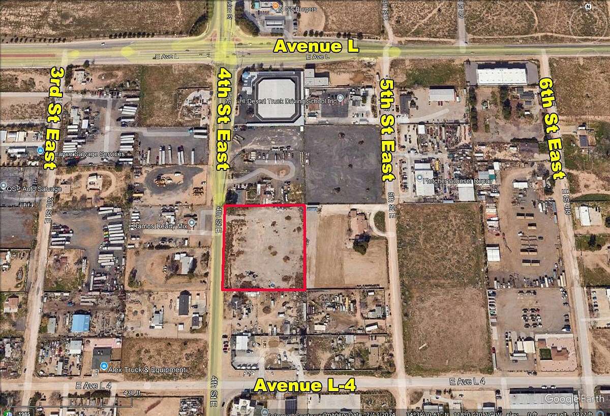 2.16 Acres of Commercial Land for Sale in Lancaster, California