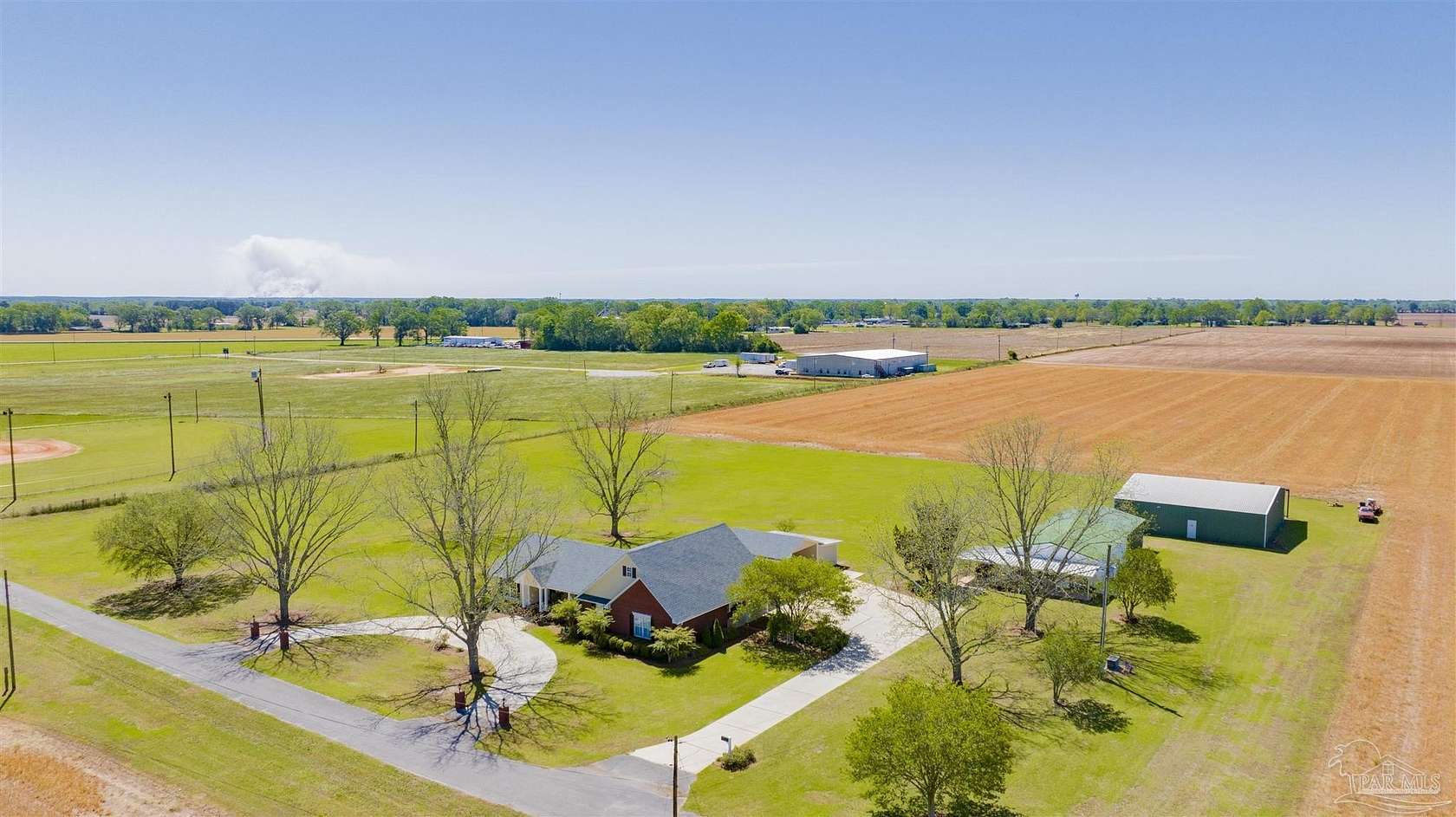 5 Acres of Residential Land with Home for Sale in Jay, Florida