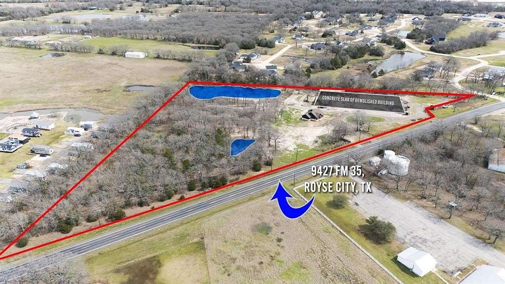 9.28 Acres of Improved Mixed-Use Land for Sale in Royse City, Texas