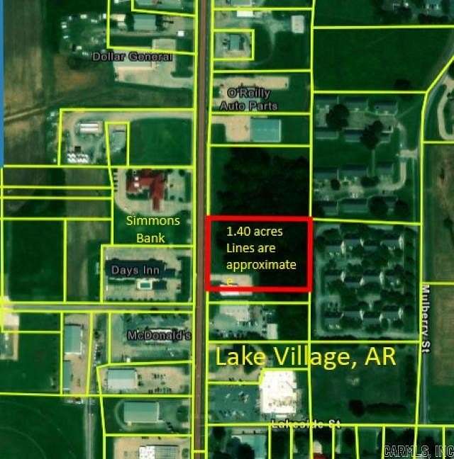 1.4 Acres of Commercial Land for Sale in Lake Village, Arkansas