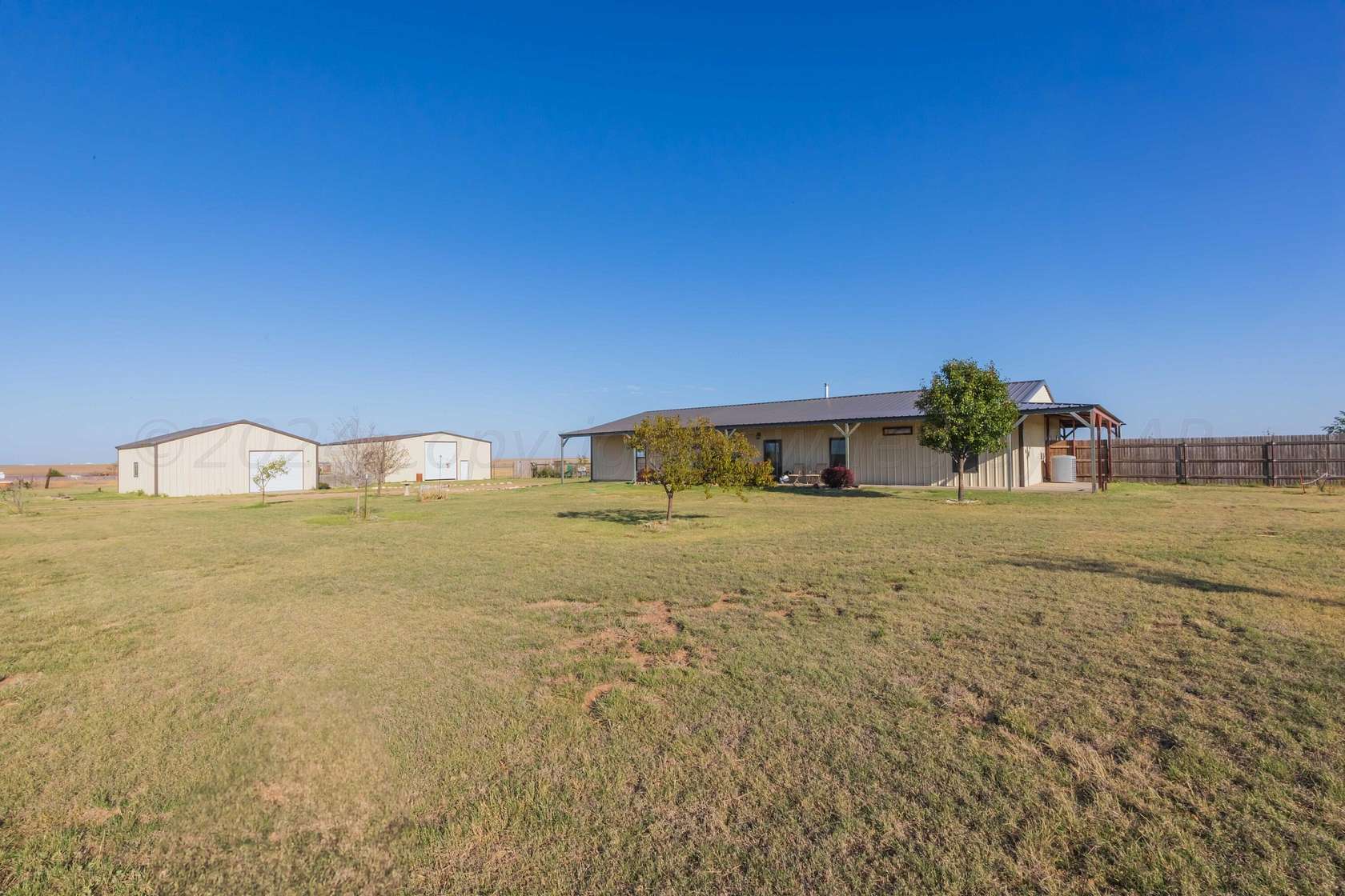 40 Acres of Agricultural Land with Home for Sale in Happy, Texas