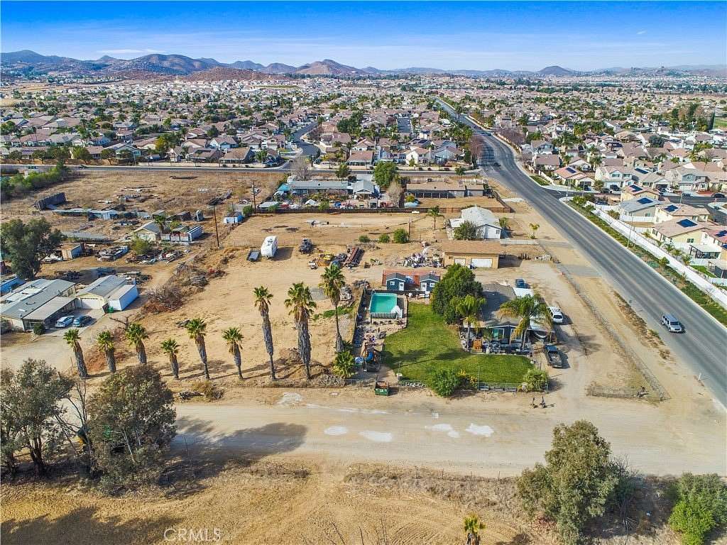 1.52 Acres of Land with Home for Sale in Menifee, California