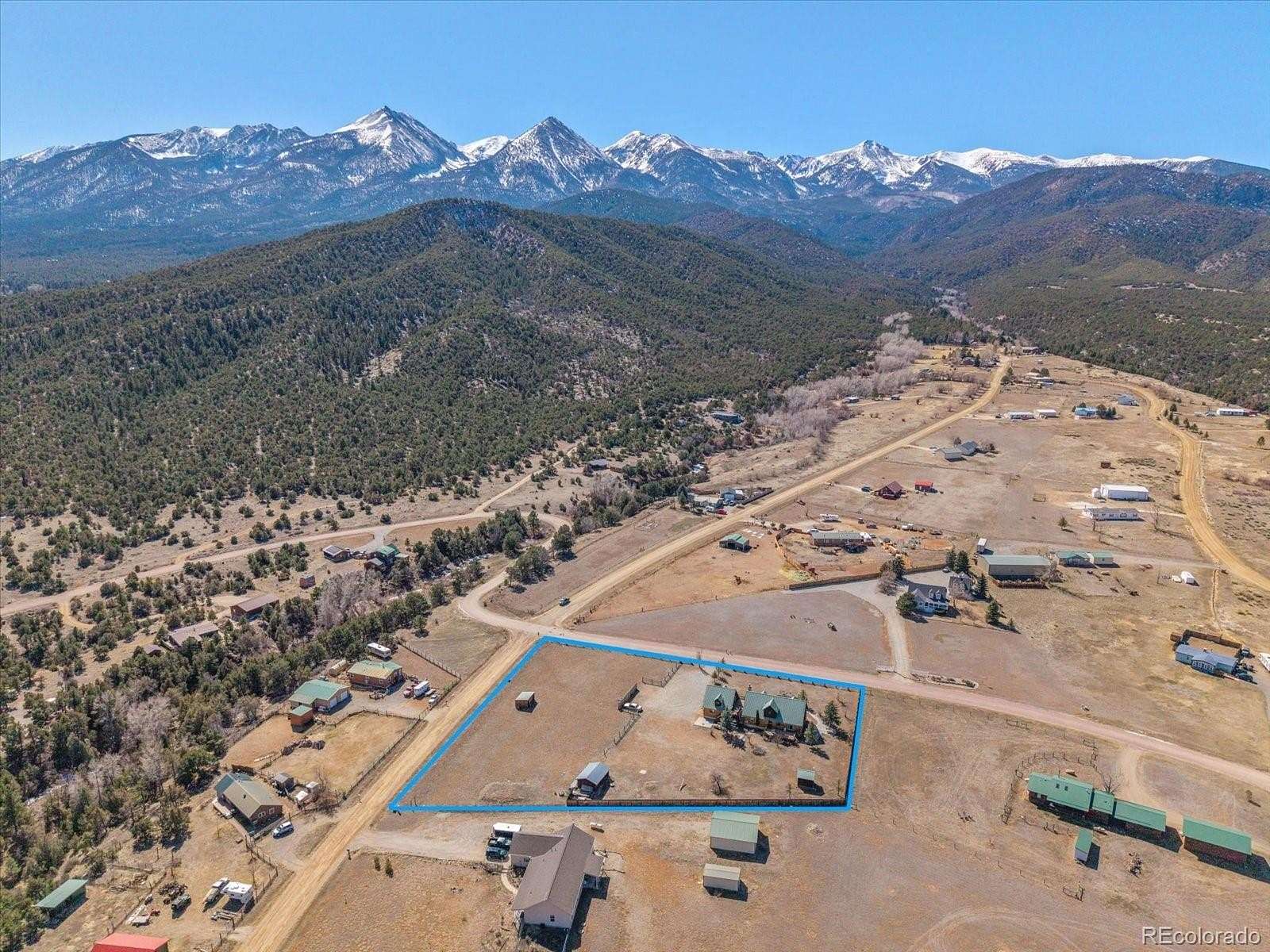 1.64 Acres of Residential Land with Home for Sale in Howard, Colorado