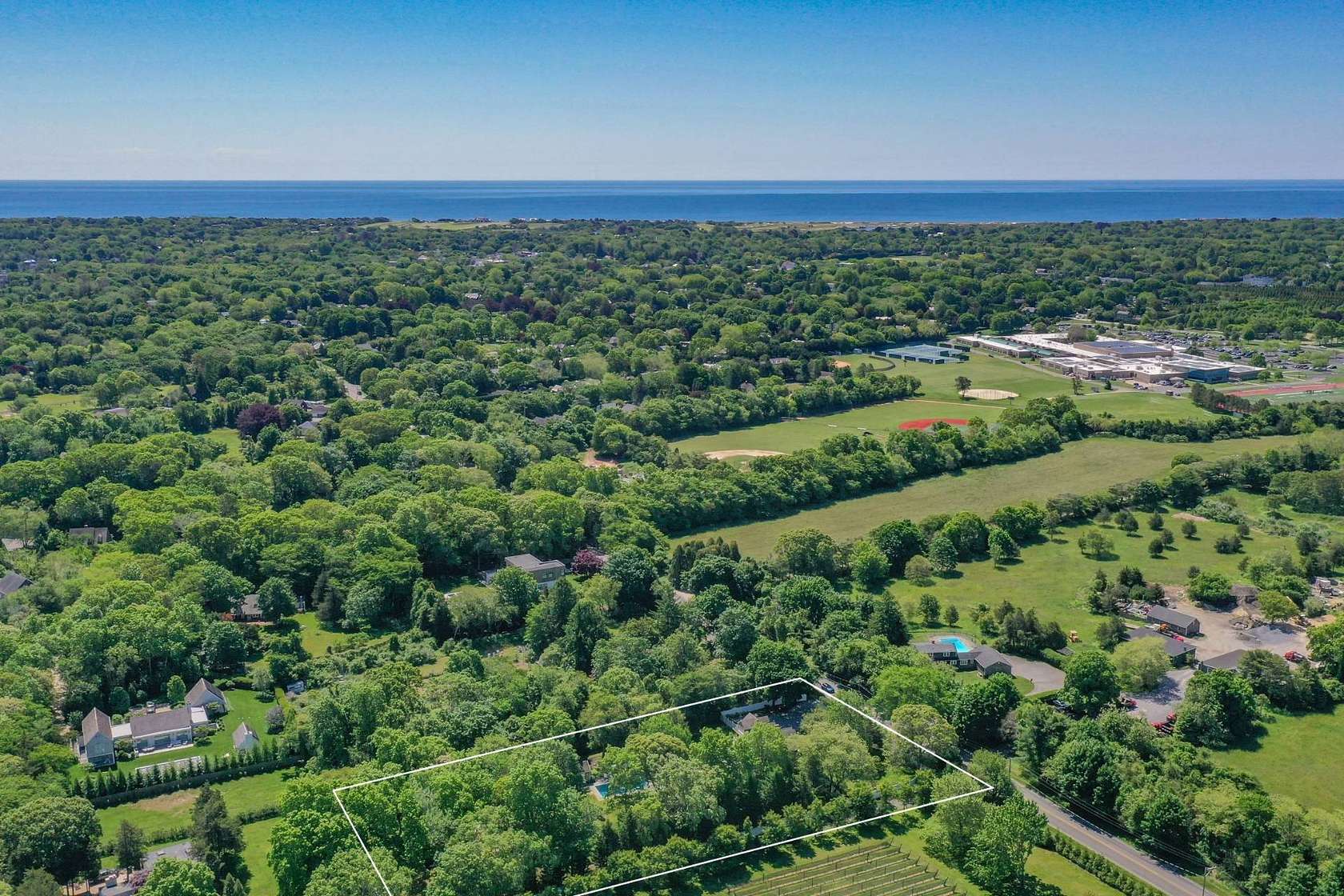 1.7 Acres of Residential Land with Home for Sale in East Hampton, New York