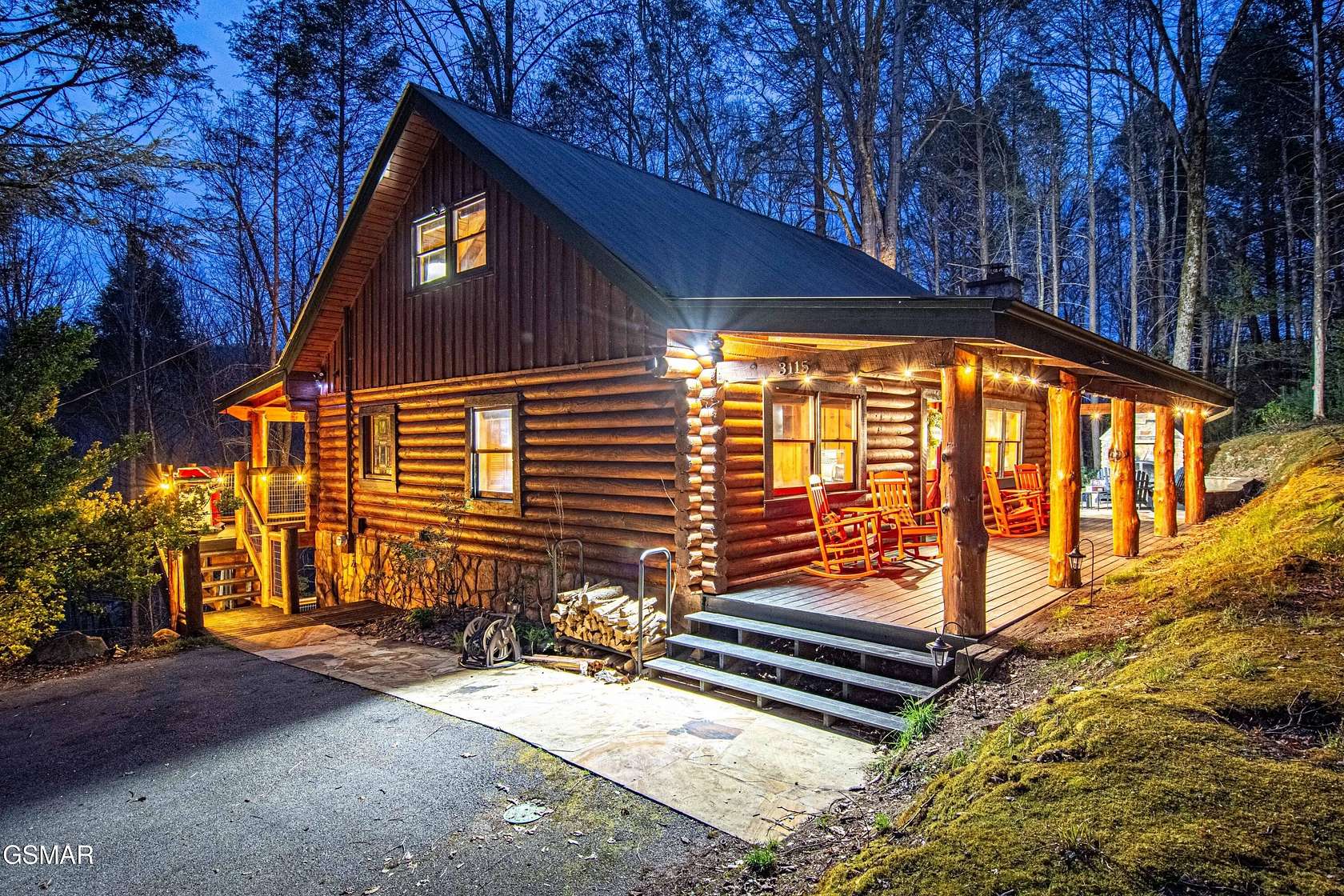 2 Acres of Residential Land with Home for Sale in Gatlinburg, Tennessee