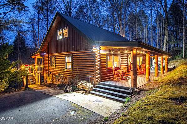 2 Acres of Residential Land with Home for Sale in Gatlinburg, Tennessee