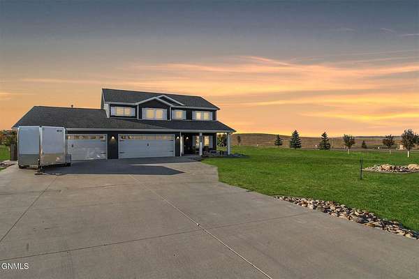 1.82 Acres of Residential Land with Home for Sale in Bismarck, North Dakota