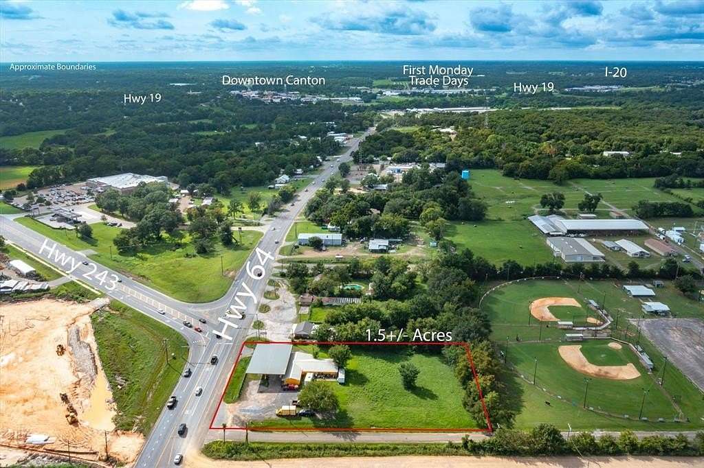 1.5 Acres of Commercial Land for Sale in Canton, Texas