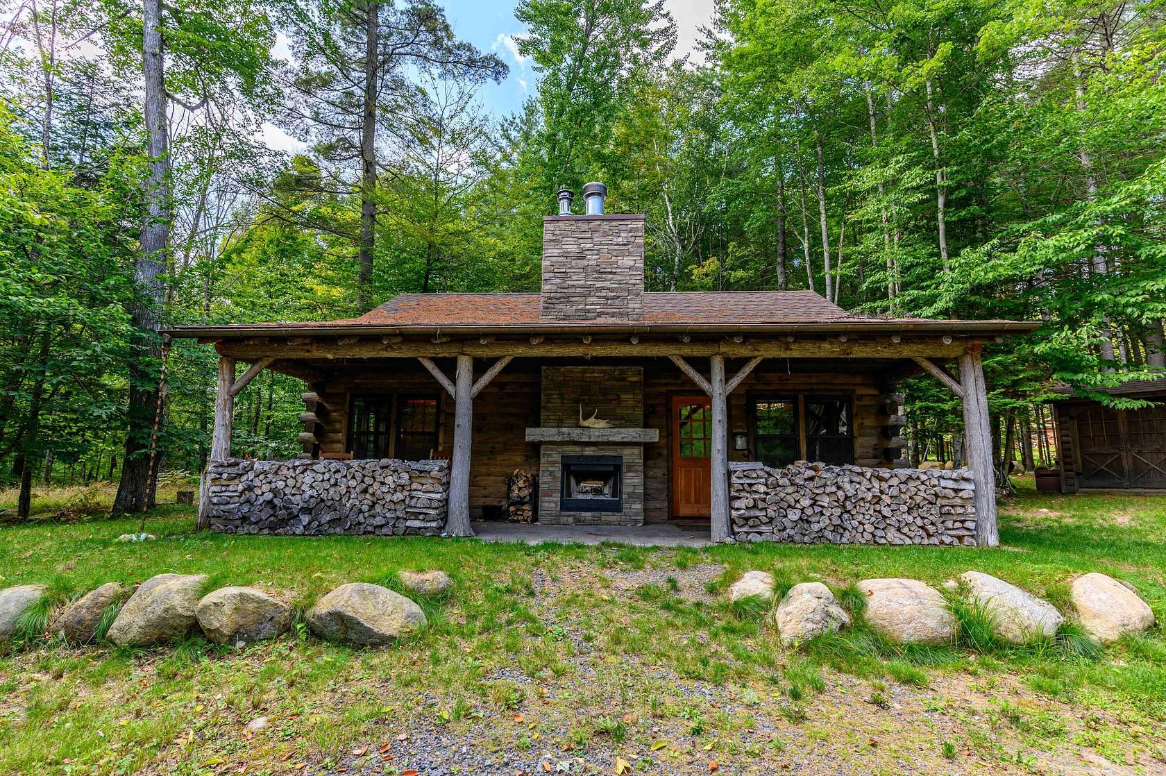 1.8 Acres of Land with Home for Sale in Raquette Lake, New York