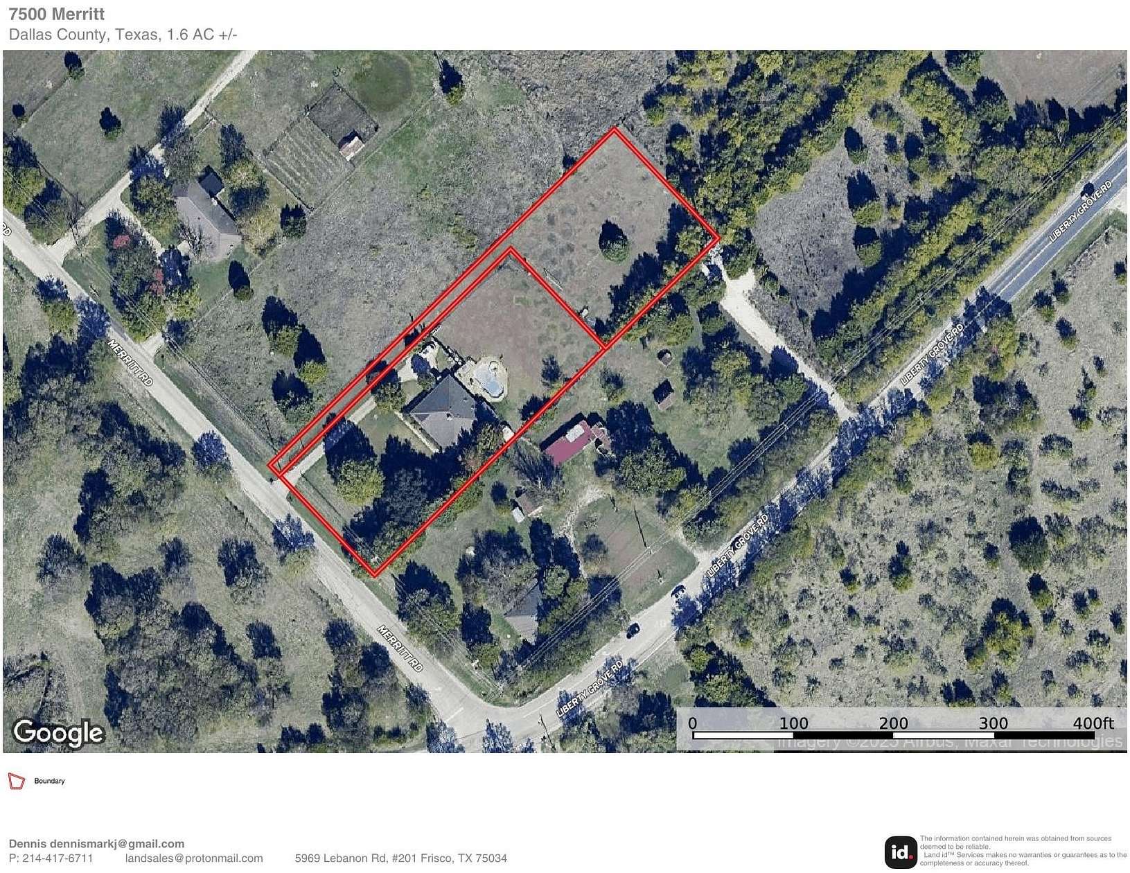 1.6 Acres of Commercial Land for Sale in Rowlett, Texas