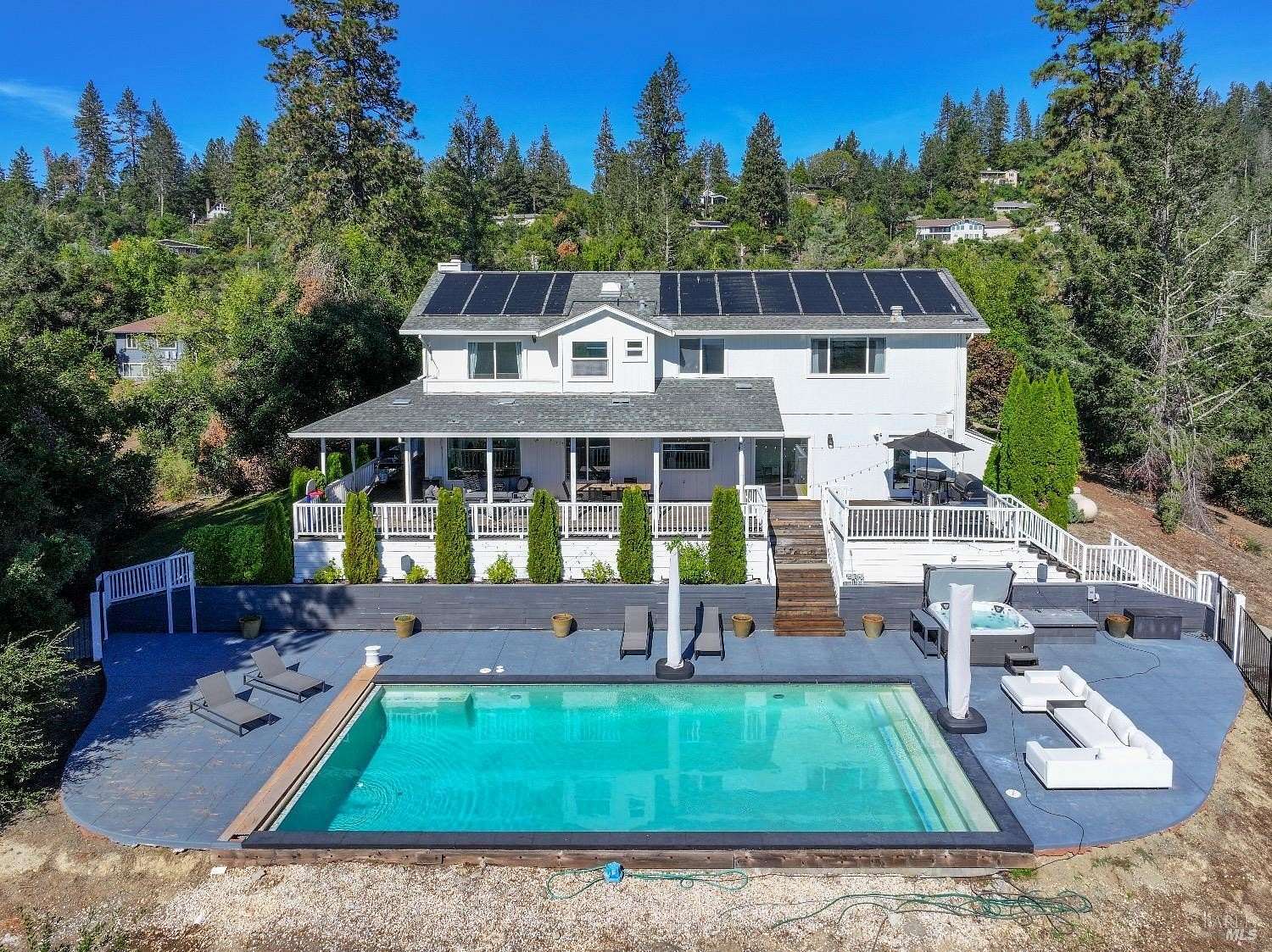 1.87 Acres of Land with Home for Sale in Angwin, California