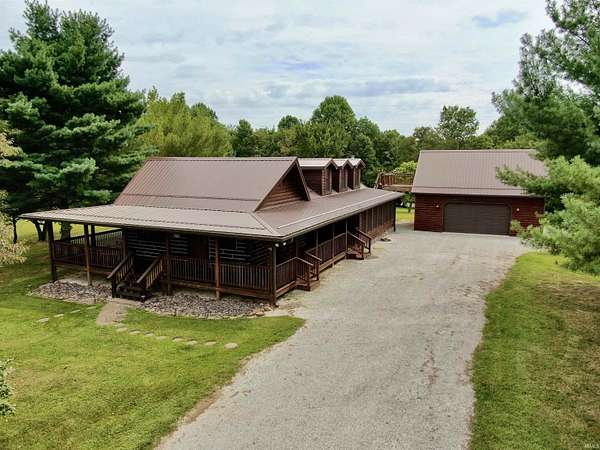 1.5 Acres of Land with Home for Sale in Birdseye, Indiana