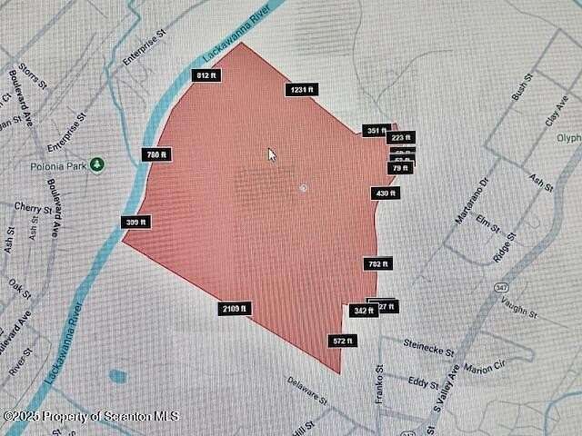 101 Acres of Mixed-Use Land for Sale in Throop, Pennsylvania