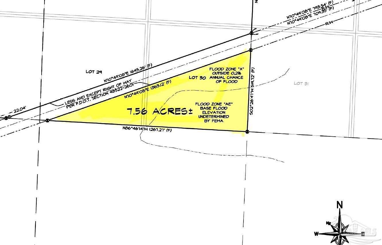7.56 Acres of Land for Sale in Pensacola, Florida