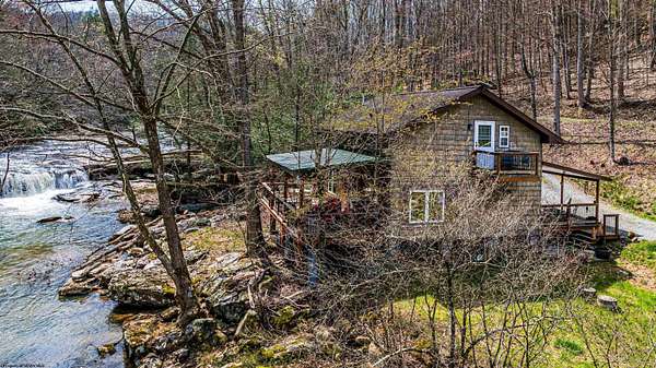 7.48 Acres of Residential Land with Home for Sale in Moatsville, West Virginia