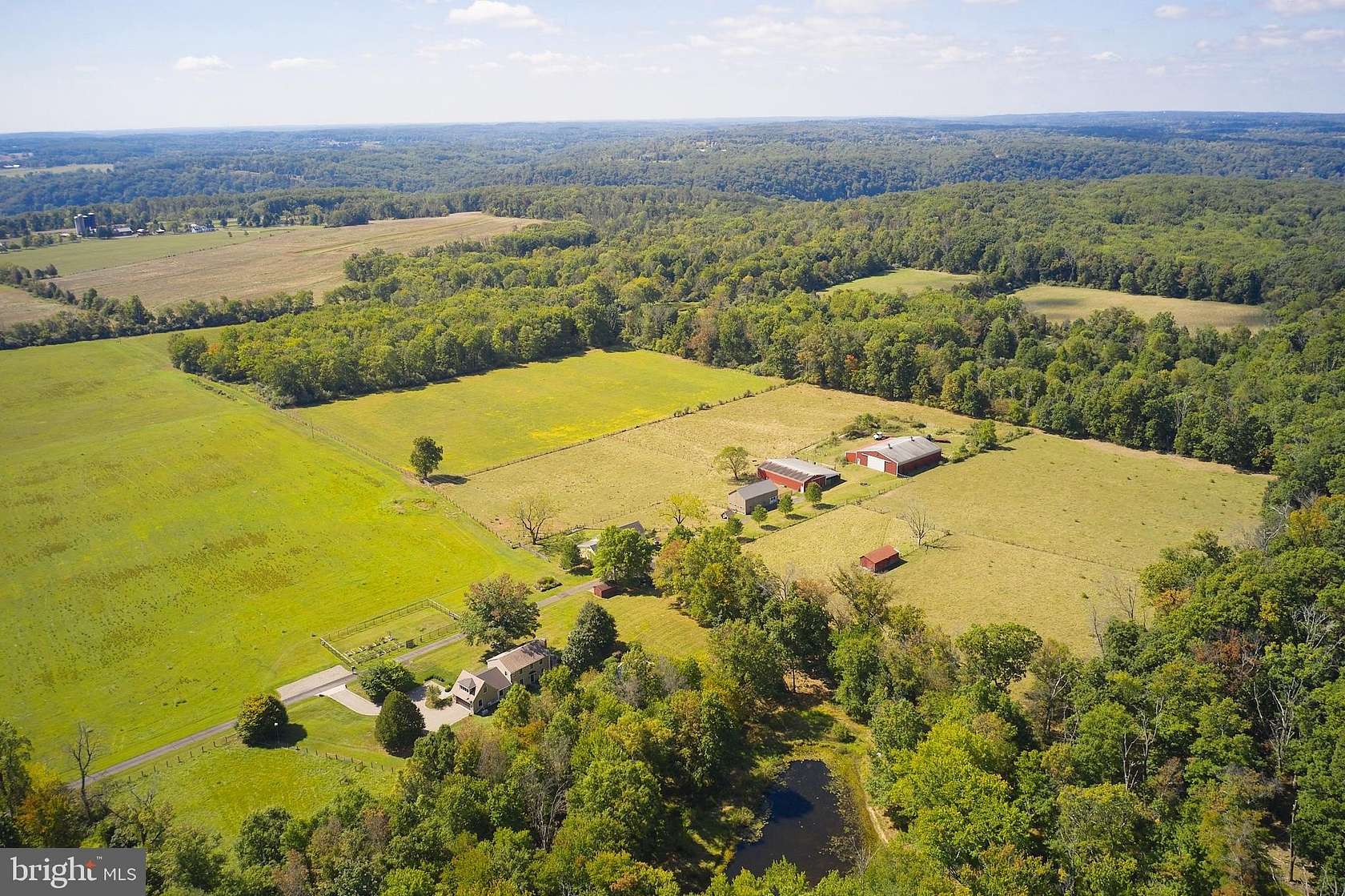 110 Acres of Land with Home for Sale in Stockton, New Jersey