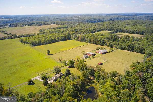 110 Acres of Land with Home for Sale in Stockton, New Jersey