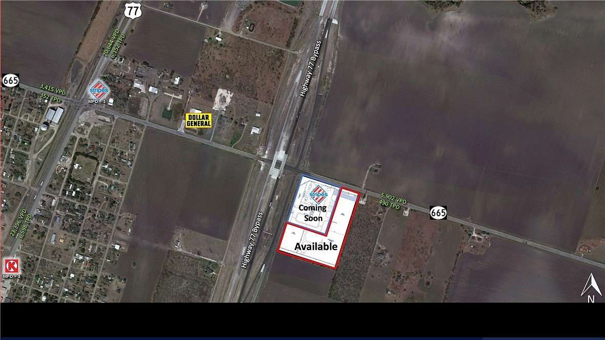 11 Acres of Commercial Land for Sale in Driscoll, Texas