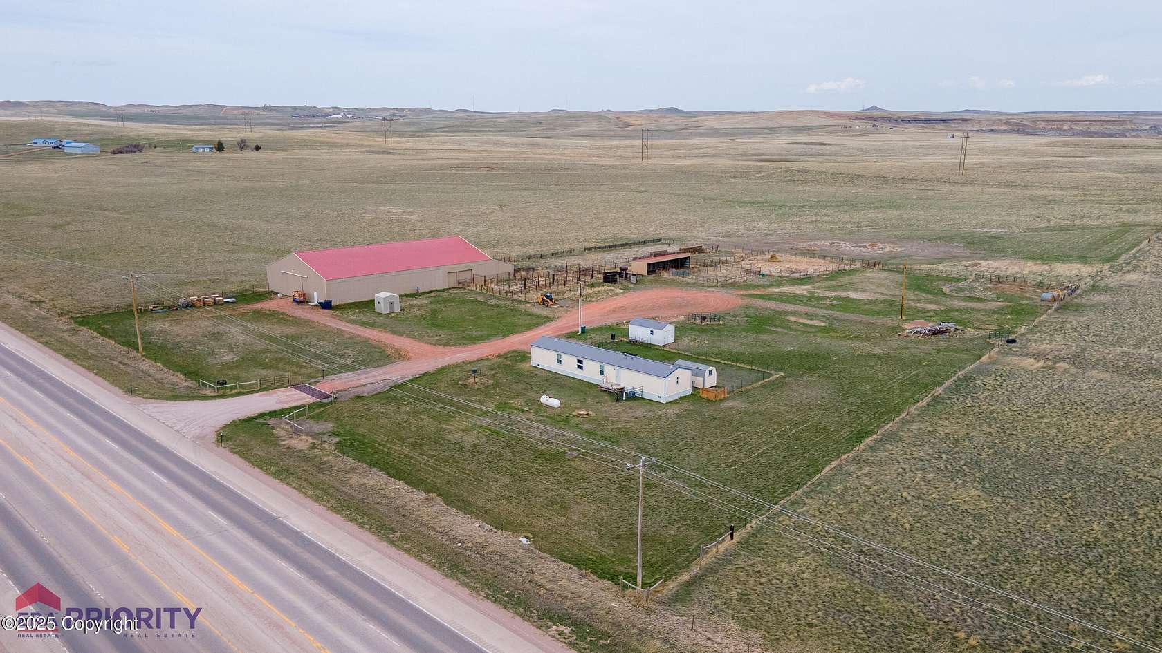 35.8 Acres of Land with Home for Sale in Gillette, Wyoming