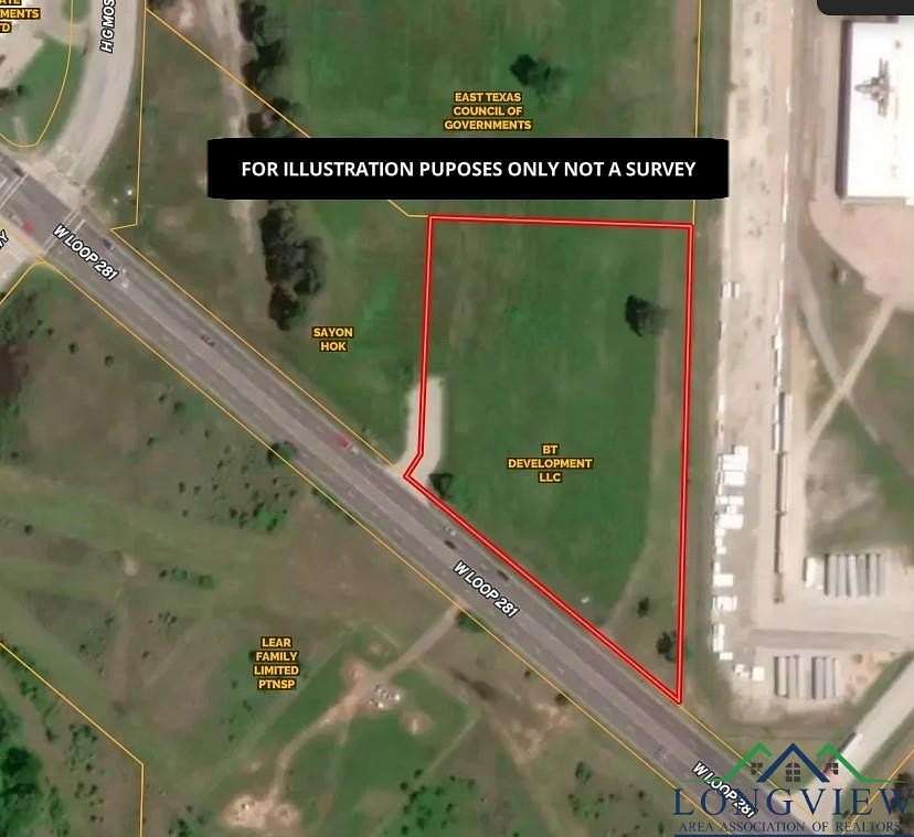 4 Acres of Commercial Land for Sale in Longview, Texas