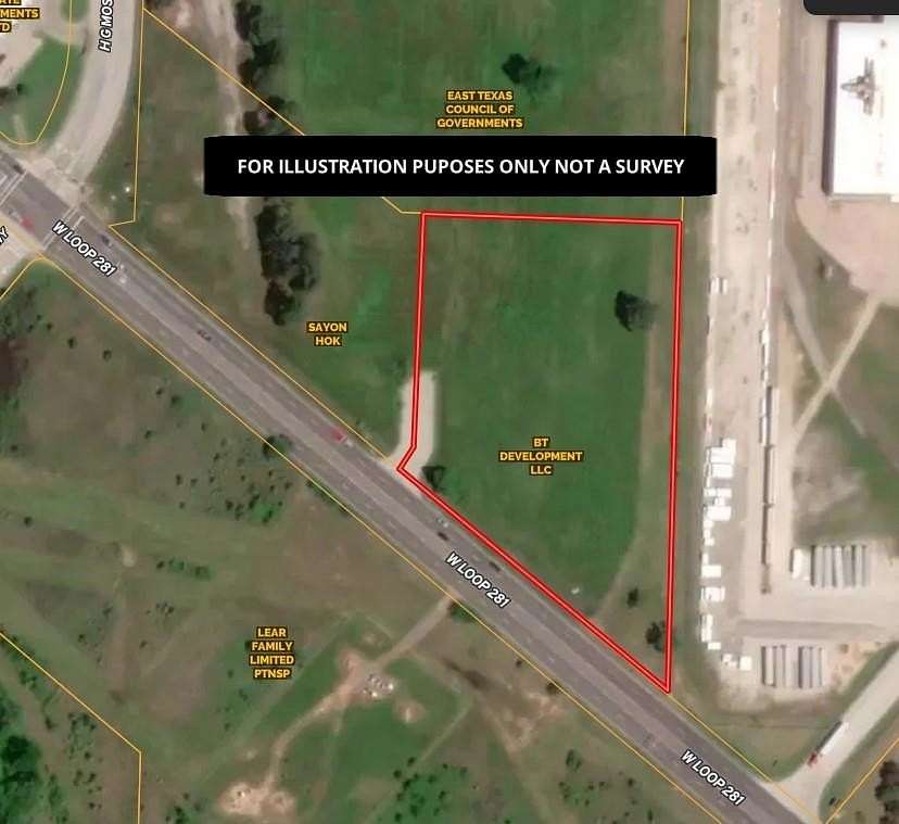 4 Acres of Commercial Land for Sale in Longview, Texas