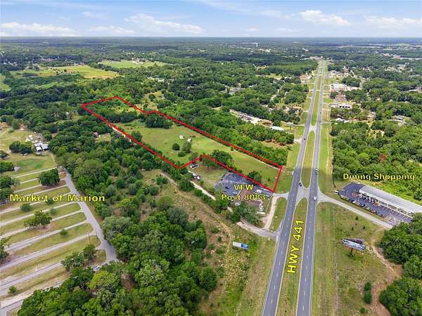 12.8 Acres of Commercial Land for Sale in Belleview, Florida