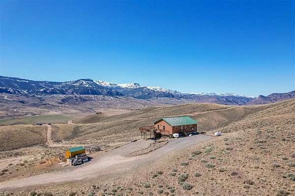 14 Acres of Recreational Land with Home for Sale in Cody, Wyoming