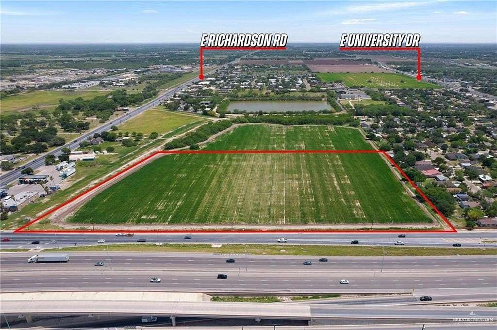 13.5 Acres of Commercial Land for Sale in Edinburg, Texas