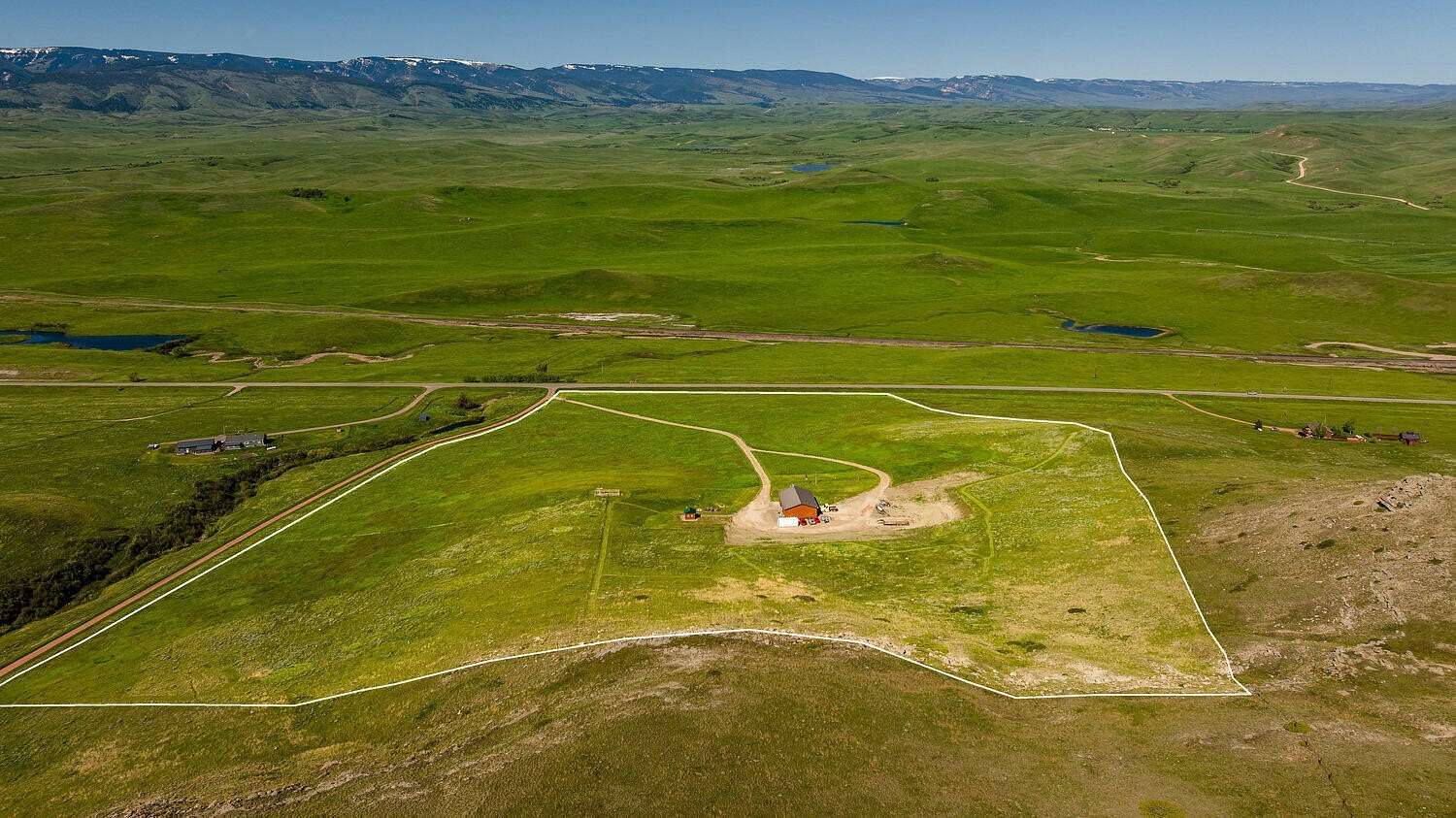 40.9 Acres of Land with Home for Sale in Parkman, Wyoming