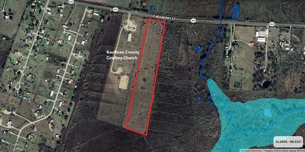 16.7 Acres of Land for Sale in Kaufman, Texas