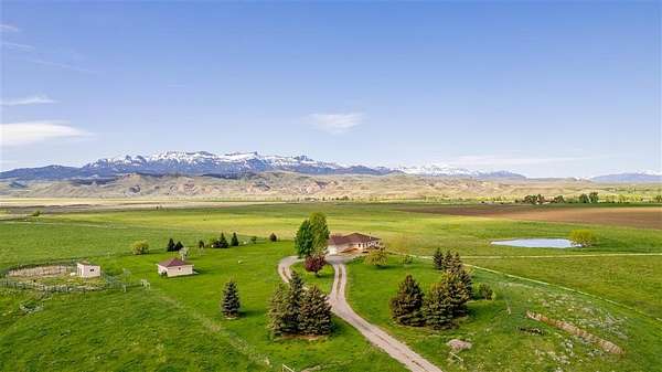 194 Acres of Land with Home for Sale in Cody, Wyoming