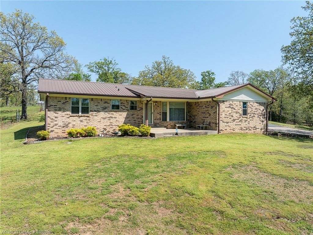 18.5 Acres of Recreational Land with Home for Sale in Muldrow, Oklahoma