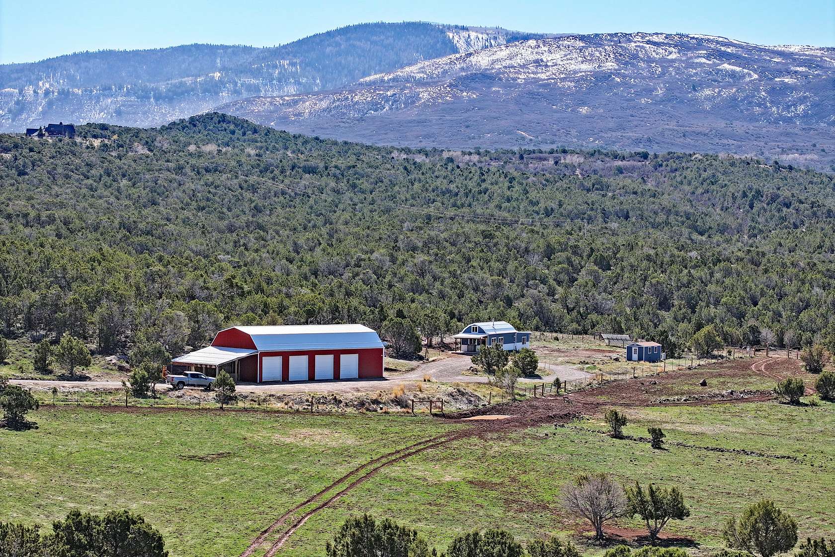 63.4 Acres of Land with Home for Sale in Collbran, Colorado