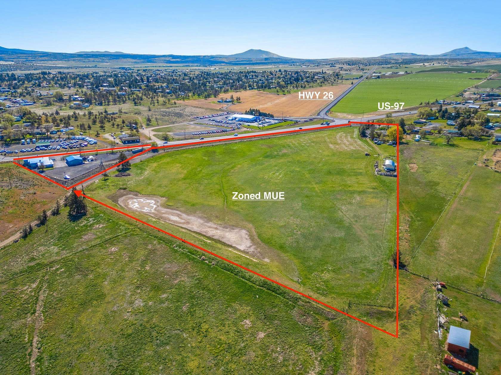 17.6 Acres of Commercial Land for Sale in Madras, Oregon