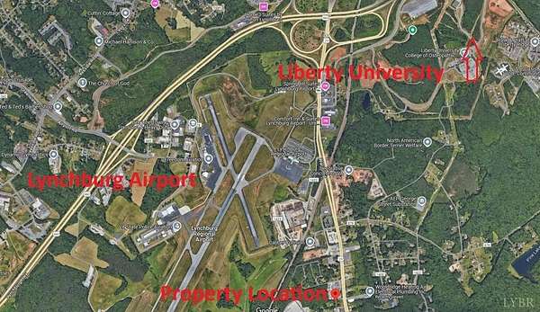 1.9 Acres of Improved Commercial Land for Sale in Lynchburg, Virginia