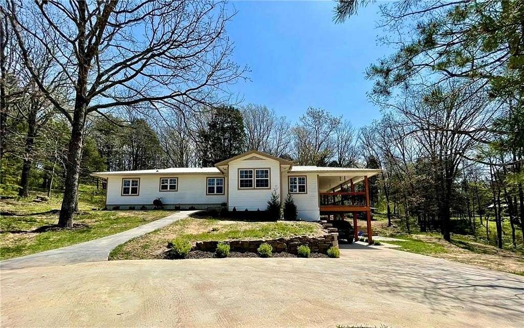 10.7 Acres of Land with Home for Sale in Wesley, Arkansas