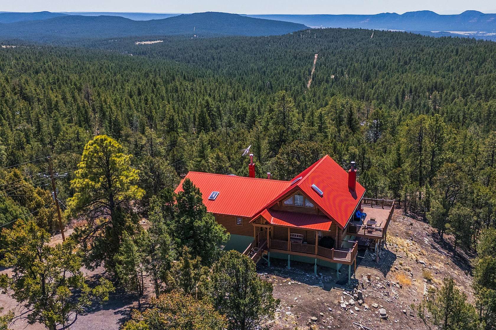 9.2 Acres of Residential Land with Home for Sale in Pecos, New Mexico