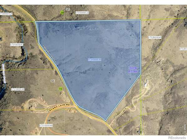119 Acres of Recreational & Residential Land for Sale in Loveland, Colorado