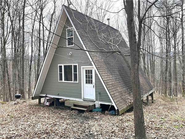 12.4 Acres of Recreational Land with Home for Sale in Springwater, New York