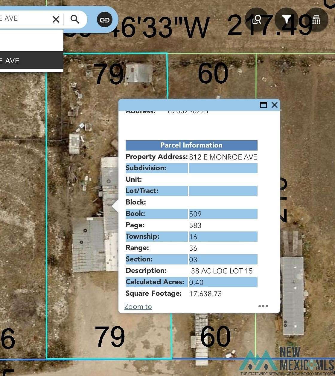 0.38 Acres of Land for Sale in Lovington, New Mexico