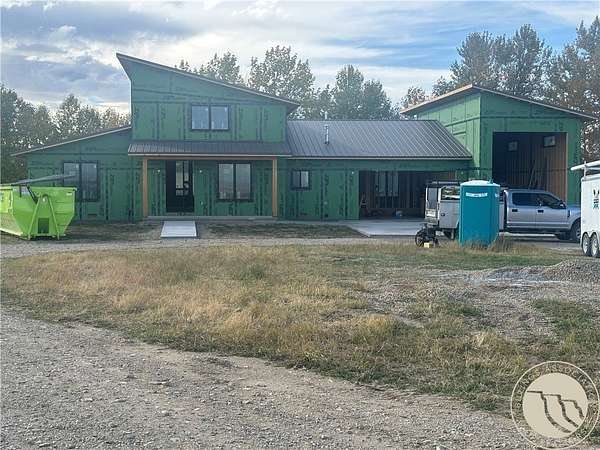 5.2 Acres of Residential Land with Home for Sale in Roberts, Montana