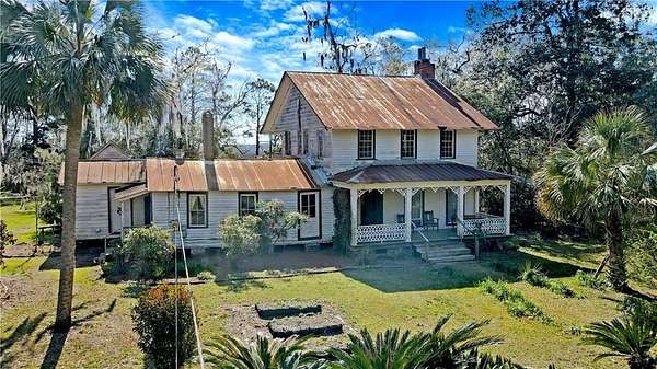 4.49 Acres of Land with Home for Sale in Darien, Georgia