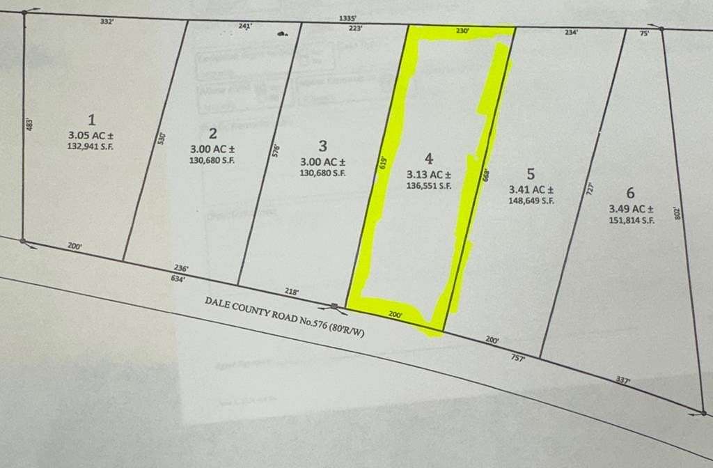 3.13 Acres of Residential Land for Sale in Headland, Alabama