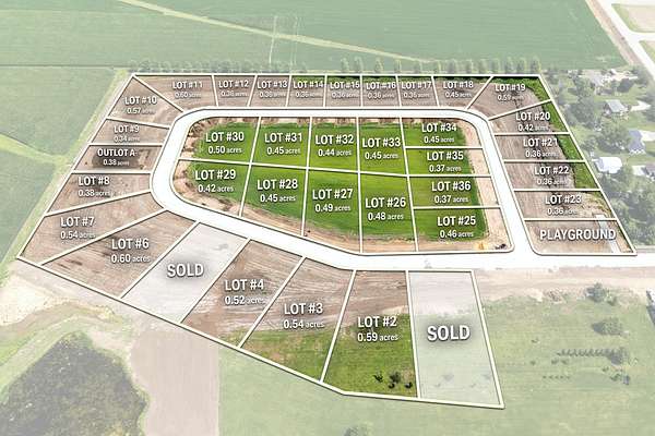0.6 Acres of Residential Land for Sale in Donahue, Iowa