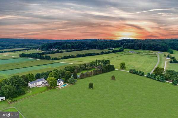 117 Acres of Land with Home for Sale in Reisterstown, Maryland