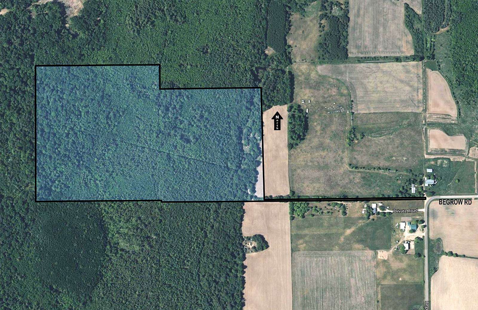63.9 Acres of Recreational Land for Sale in Marion, Wisconsin